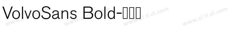 VolvoSans Bold字体转换 VolvoSans Bold字体转换
